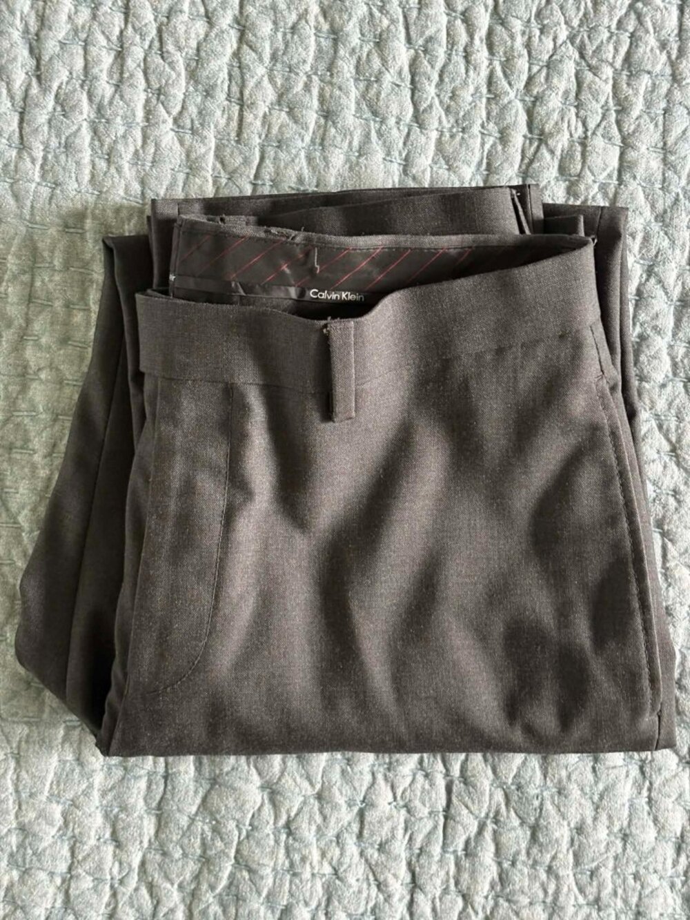 Men’s Calvin Klein Charcoal Gray Dress Pants – 32W x 30L
